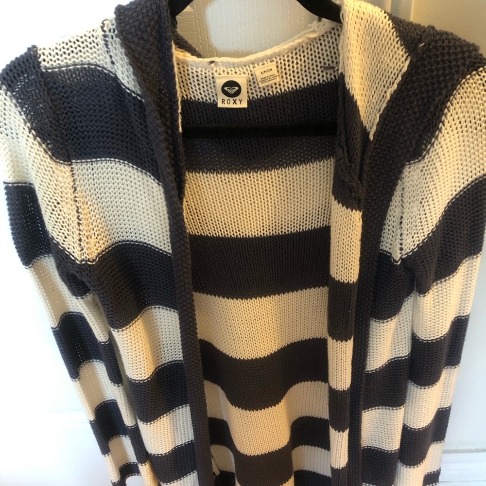Roxy Hooded Cardigan, small NWOT